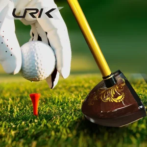 Custom Ebony Park Golf Putter Handcrafted Hardwood Golf Club for Professionals