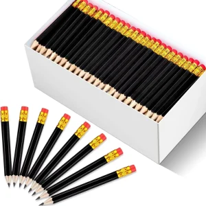 Custom Eco-Friendly Portable Mini Golf Ball Marker Pencils 2HB Short Pre-Sharpened Wood Eraser 10cm Custom Color Bulk
