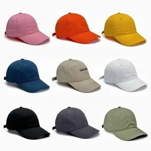 Custom Embroidered Fitted Sports Baseball Caps for Men Running Workouts Plain Adjustable Metal Buckle Cotton Golf Dad Hat