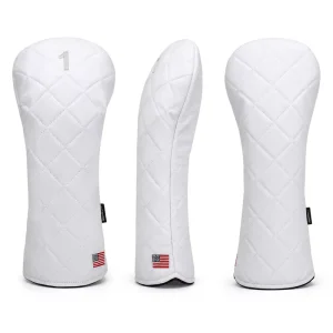 Custom Embroidered Golf Headcover Set Durable Driver Fairway Hybrid Putter Club Covers OEM Club Protector