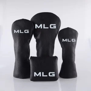 Custom Embroidered Logo PU Leather Small Order Golf Driver Headcover