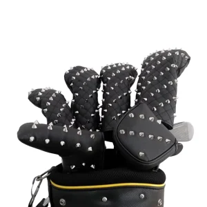 Custom Embroidered Logo PU Leather Small Order Golf Headcovers