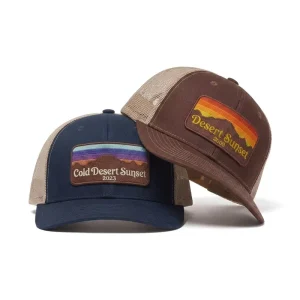 Custom Embroidered Patch Logo Richardson 112 Trucker Hats High Quality Vintage Western Snapback Mesh Cap for Brand Design