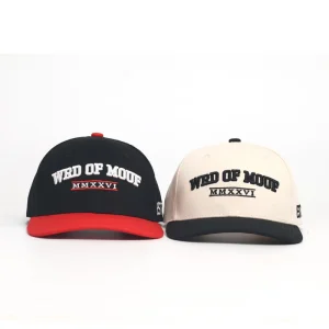 Custom Embroidery Design Logo Baseball Snapback Hats Two Tones Wedding Hats