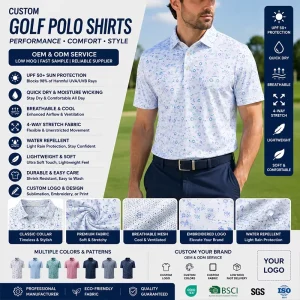 Custom Embroidery Full Print Camisas Sport Polos Personalizadas Para Hombres Shirt Pattern Homme Polo Golf Shirts