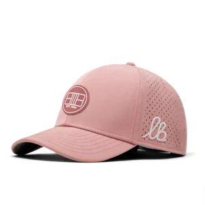 Custom Embroidery High Quality Golf Hat 6 Panel PVC Rubber Patch Logo Laser Cut Hole Waterproof Perforated Hat Baseball Cap
