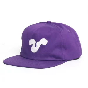 Custom Embroidery Logo 5 Panel Unstructured Flat Brim Dad Hat with Buckle Tag