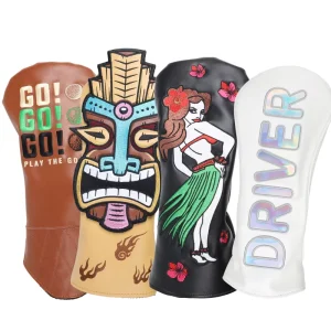 Funny Popular Design Custom Golf Club Headcover in Set