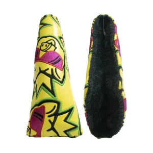Custom Embroidery Pu Leather Magnetic Closure Blade Cover Golf Club Putter Headcover Golf Accessories