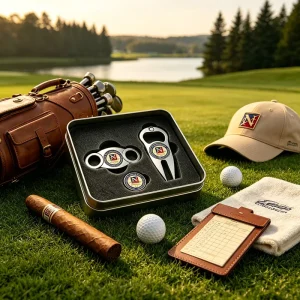 Custom Engrave Or Camouflage 5In 1 Cigar Cutter All Cuts With Logo Case Stainless Steel Golf Ball Marker