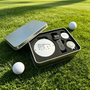 Custom Engraving Golf Gift Set Custom Initials Golf Gifts Golf Bag Tag Custom Color Golf Ball Markers Modern