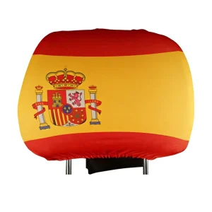 Custom Fashion Polyester Car Seat Head Cover Digital Printing Flagpole Material None Portable Durable for Other