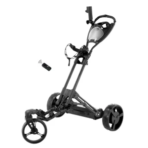 Custom Folding Lightweight Golf Bag Pull Cart Golf Electric Caddy Bundle 3 Wheel Golf Trolley