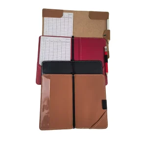 Custom Golf Accessories Score Card Holders Yardage Book Cover Personal Custom Logo Crocodile PU Leather Golf Scorecard Holder