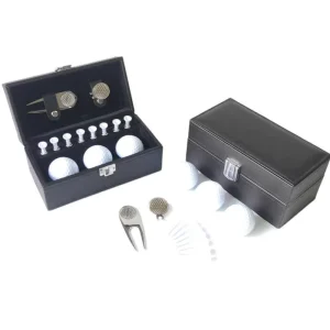 Custom Golf Accessories Set Complete Golf Gift Box With Balls Tees and Divot Tool for Enthusiasts