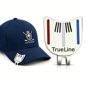 Custom Golf Alignment Tool Magnetic Hat Clip Set Durable Metal Ball Marker with Custom Logo Option