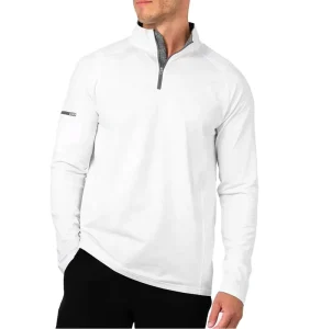 Custom Golf Apparel Men 1/4 Zipper Sports Performance Fishing Quarter Zip Shirts