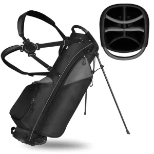 Custom Golf Bag with 7 Splitter Design Polyester Material Ice Pack Velcro Closure Fixed Gloves