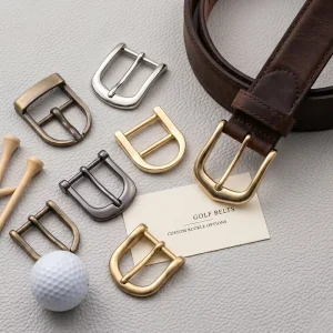 Custom Golf Belt Buckles Multi Color 50mm 38mm Custom Double & Single Pin Buckles for Men Women Belt