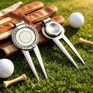 Custom Golf Club Event Themed Multifunctional Bottle Opener Bulk OEM Premium Personalized Metal Manufacturer Golf Divot Tool