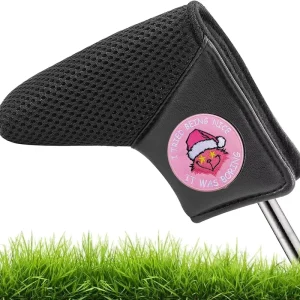 Custom Golf Club Headcovers Set PU Leather Driver Hybrid Putter Cover Embroidery