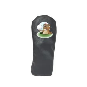 Custom Golf Club Headcovers Set PU Leather Driver Hybrid Putter Cover Embroidery