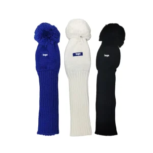 Custom Golf Club Headcovers Set Plush Driver Hybrid Putter Cover Embroidery Bulk