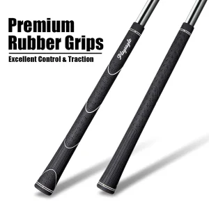 Custom Golf Club Iron Grips Golf Training Aids with Standard Size Golf Grips in Rubber Material