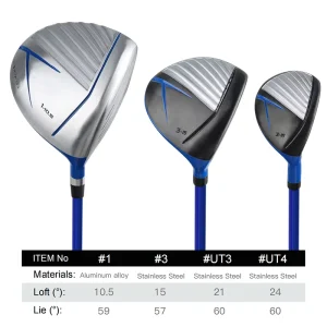 Custom Golf Clubs Factory Direct High Quality Golf Club Sets with Customized Shafts Grips and Head Designs