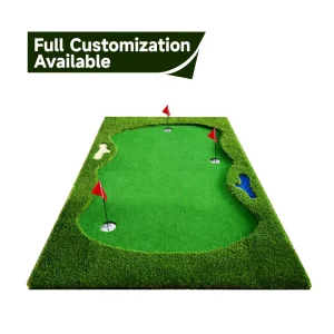 Custom Golf Course Practice Equipment Training Aid Putting Mat Office Golf Putting Set Indoor Golf Putting Greens