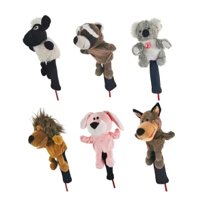 Custom Golf Driver Cover Golf Club Headcover Wood Cover Plush Animal Head Golf Cover for Driver Headcovers