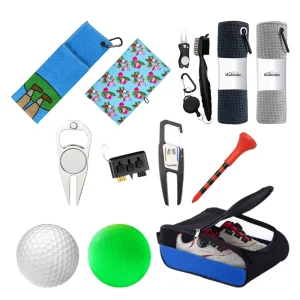 Custom Golf Gift Set Premium Golf Accessories Kit with Towel Ball Marker and Tees