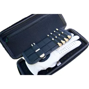 Custom Golf Gloves Case Bag with Gloves Shaper for Wrinkle Free Golf Holder Bag Organizer for Golf Divot Tool