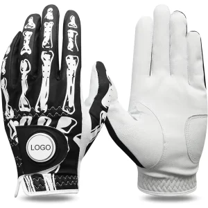 Custom Golf Gloves Men Women Windproof Waterproof Full Finger Leather Ball Marker for Sports Outdoor Factory Prices