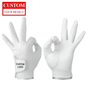 Custom Golf Gloves with logo Non Slip Wear Resistant Suede Left Hand Golf Gloves for Men Breathable PU Golf Gloves