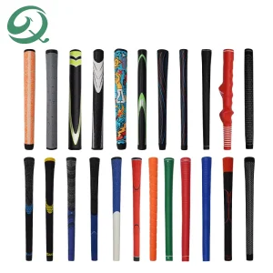 Custom Golf Grips Logo Pattern Multi Color Non Slip Golf Club Grips Comfortable Textured Rubber Golf Grips for Irons and Woods