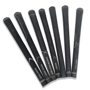 Custom Golf Grips Standard Black Rubber Golf Driver Wood Iron Club Grip Golf