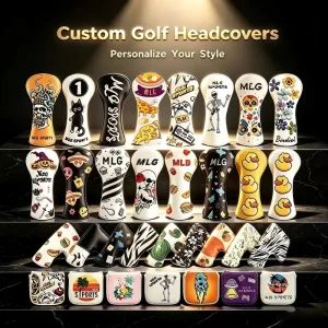 Custom Golf Head Cover Set High Quality Golf Club Wood Driver Head Cover Golf Headcover