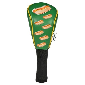 Custom Golf Head Covers (Iron & Wood Driver) PU Leather Waterproof Soft Embroidery High Quality