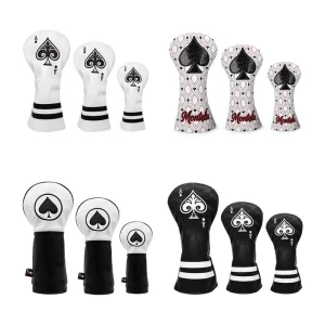 Custom Golf Headcover Embroidery Golf Club Head Cover Printing Logo Golf Driver Headcover