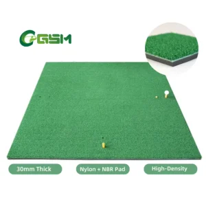 Custom Golf Hitting Mat With NBR Rubber Base Driving Range Practice Golf Mat