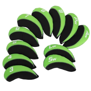 Custom Golf Iron Covers for Golf Clubs Neoprene Golf Iron Cover Set Golf Iron Headcovers Golf Club Head Covers Fit All Brands
