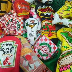 Custom Golf Mallet Putter Head Cover Embroidery