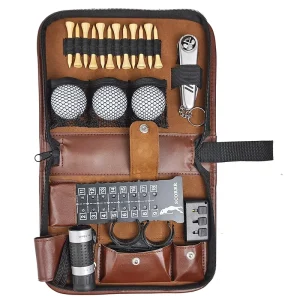 Custom Golf Multi Function Tool Kit Gift Set SEGT207 Includes Telescope Ball Marker Divot Repair Tool Scorer Tees for Training