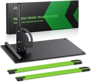 Custom Golf Practice Plate Golf Alignment Stick Holder Durable Metal Professional Swing Trainer Practice Tool Training Equipment