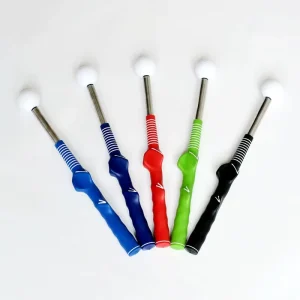 Custom Golf Swing Practice Club Trainer Indoor Practice Warm up Stick Flexible Training Non slip Golf Grip Trainer