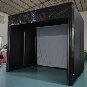 Custom Heavy Duty Portable Outdoor Golf Practice Simulator Driving Range Tent Inflatable Golf Simulator