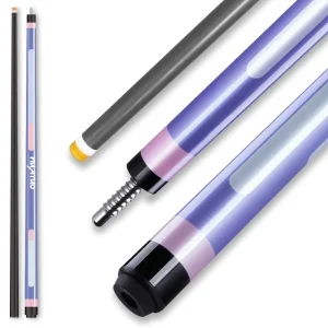 Custom High Modulus Carbon Fiber Pool Cue Professional 58 Inch No Graphite Core Shaft Premium Billiard Stick Factory