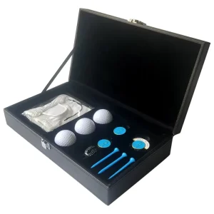 Custom High Performance Golf Ball Golf Towel Marker Tee Gifts Set Box Golf Ball