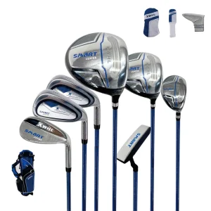 Custom Junior Right Handed Portable Complete Golf Club Set Irons Putter Rubber Grip Graphite Steel Shafts Bag for Ages 5 14 Kids